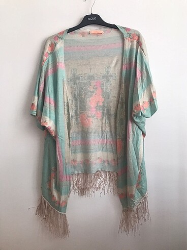 Yarasa kol yeşil kimono