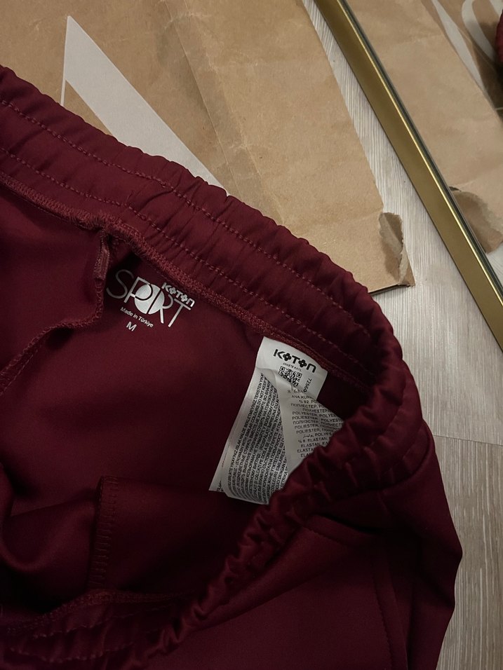 Koton Bordo Spor Eşofman Altı - Görsel 3