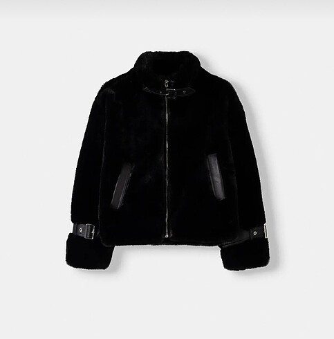 Bershka Bershka siyah kürk