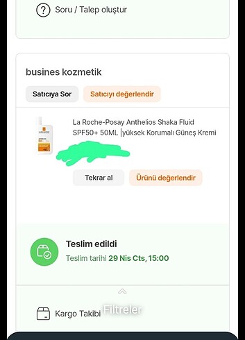 Beden La Roche güneş kremi