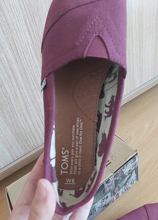 36 Beden bordo Renk Toms ayakkabi