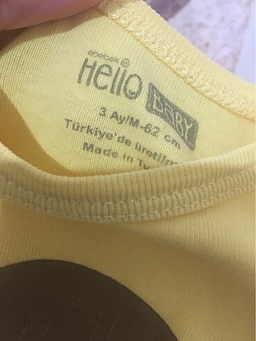 3 Ay Beden Hello baby marka