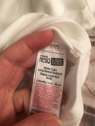 6 Ay Beden Hello baby marka sıfır