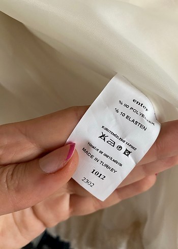 s Beden Çıtçıtlı Bürümcük Kumaş Mont
