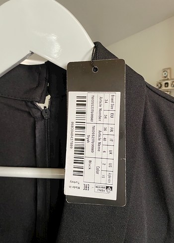 Kemerli Kruvaze Yaka Mini Tulum - Görsel 3