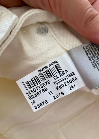 Clara All Blue Kırık Beyaz Jean Şort - Görsel 13