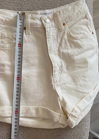 Clara All Blue Kırık Beyaz Jean Şort - Görsel 9