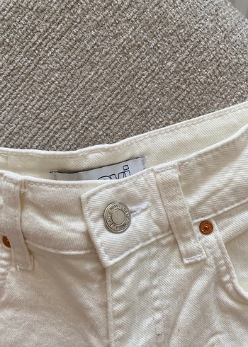 Clara All Blue Kırık Beyaz Jean Şort - Görsel 12