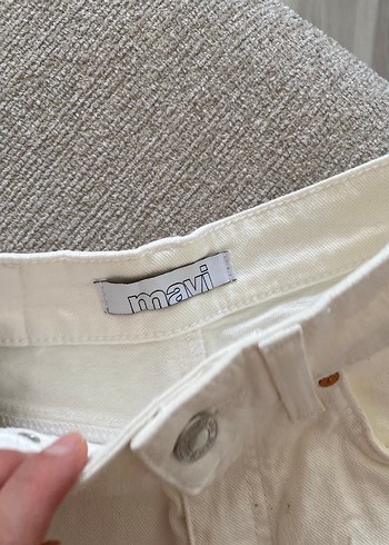 Clara All Blue Kırık Beyaz Jean Şort - Görsel 11