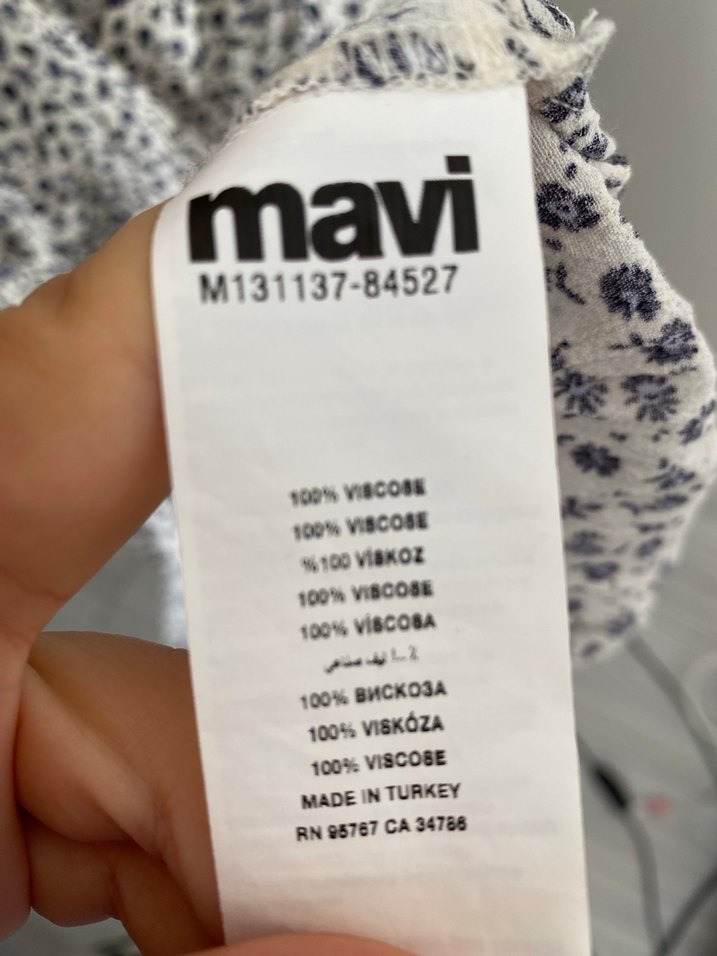 Mavi Marka Çiçek Desenli Elbise - Görsel 5