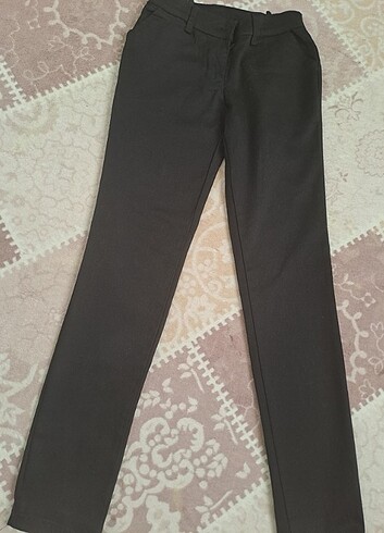 Siyah kumaş pantalon 