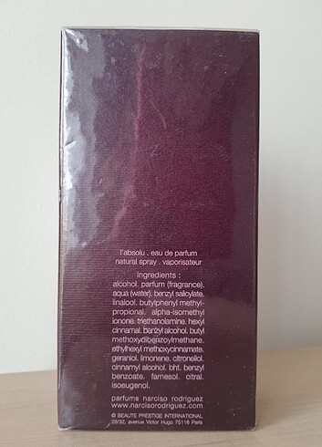 Beden Narciso Rodriguez Parfum