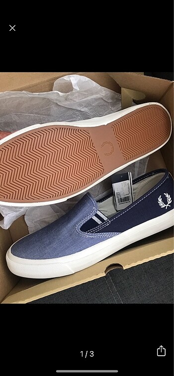 Fred perry etiketli ayakkabı