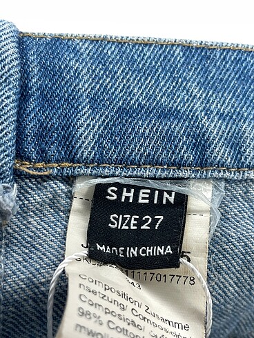 27 Beden mavi Renk Sheinside Mini Şort %70 İndirimli.