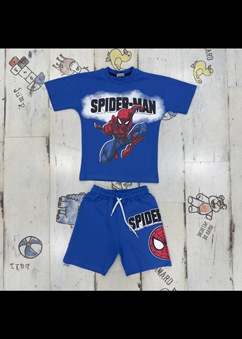 Mavi Spider-Man Bebek Takımı