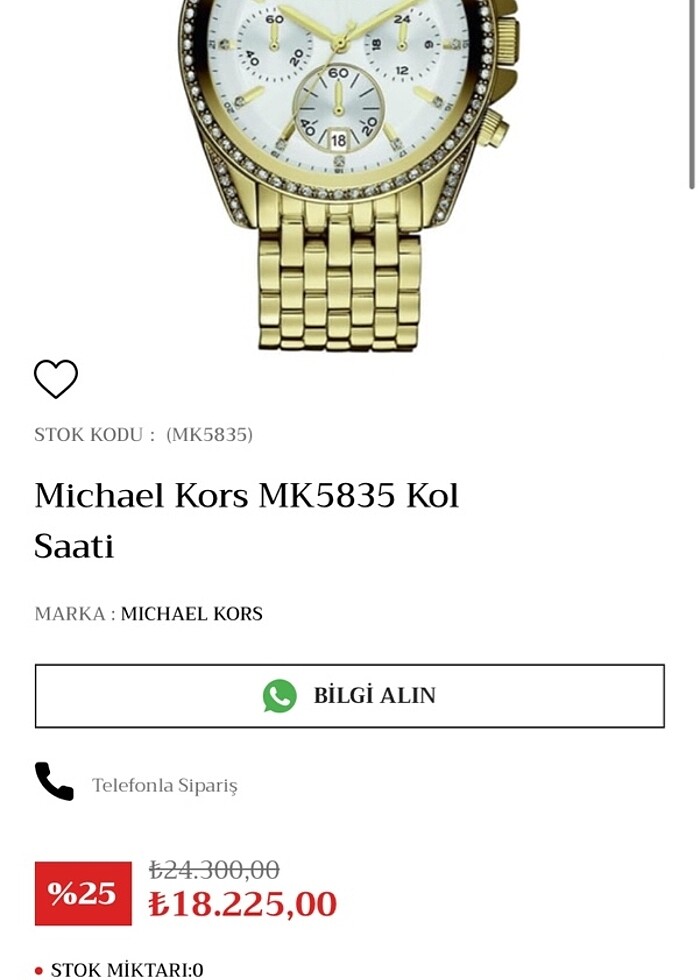 Michael kors saat - Görsel 2