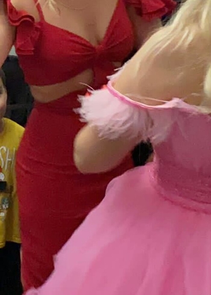 Keikei marka kırmızı elbise - Görsel 2