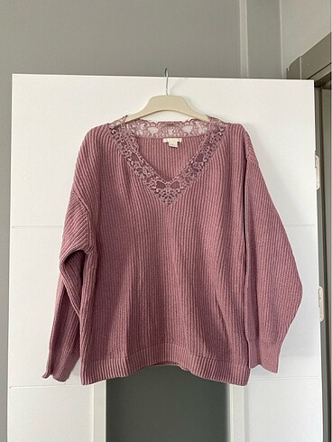 H&M kazak lila - Görsel 3