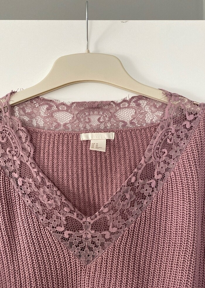 H&M kazak lila - Görsel 4