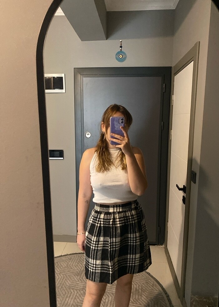 Kareli etek - Görsel 2