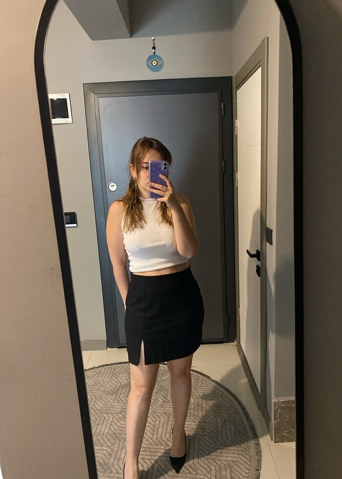 Siyah mini etek - Görsel 3