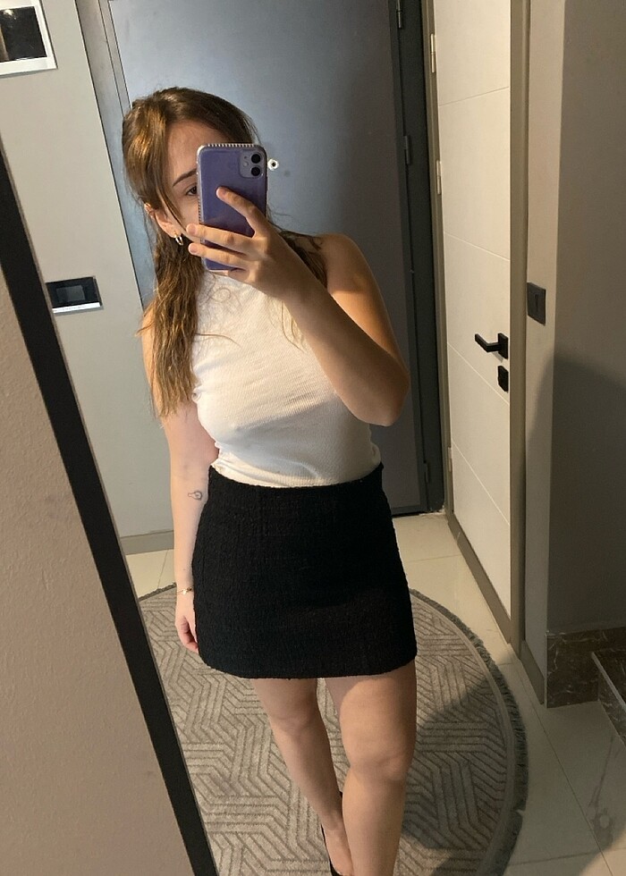 Zara mini etek - Görsel 3