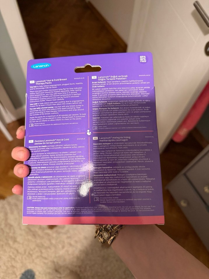 Lansinoh Sıcak & Soğuk Göğüs Terapisi Paketleri - Görsel 2