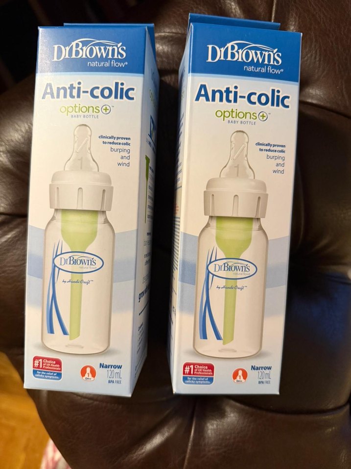 Dr. Brown's Anti-Colic Bebek Biberonu 120 ml 2 adet - Görsel 2