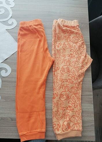 2 adet e bebekten alınmış pijama altı