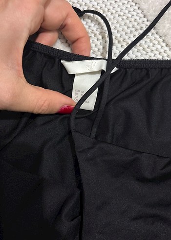 Siyah  v yaka elbise - Görsel 4