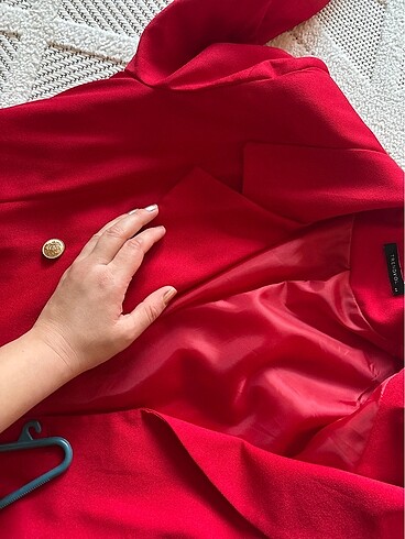 44 Beden kırmızı Renk Blazer ceket