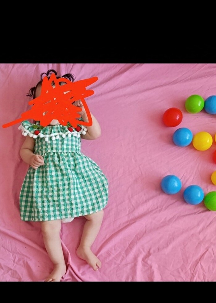 Yeşil elbise  - Görsel 2