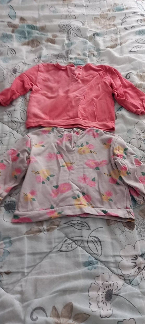 Uzun Kollu Pembe Bebek Kız Takımı - Görsel 2