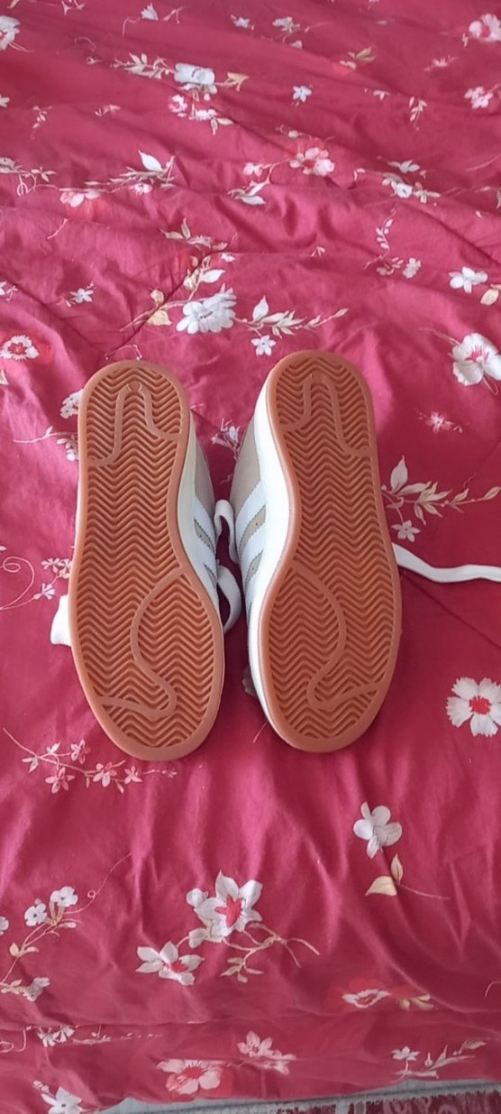 Gri Beyaz Bağcıklı Kadın Spor Ayakkabı - Görsel 3