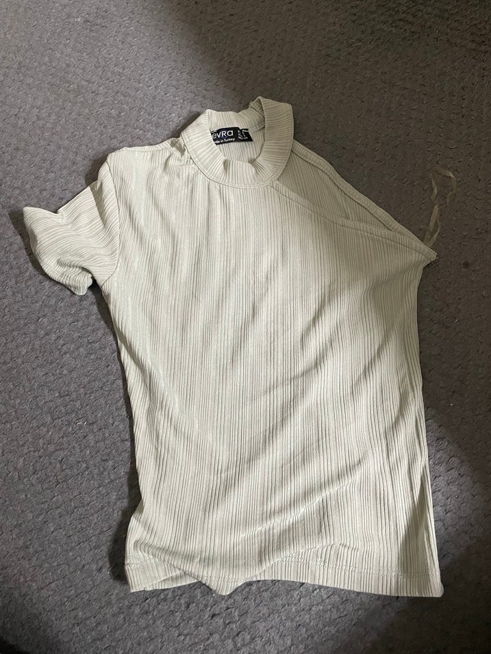 Gri Kadın Balıkçı Yaka Örgü Triko - Görsel 2