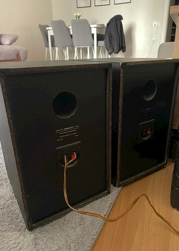 Siyah Müzik Sistemi Hoparlörleri - Görsel 2