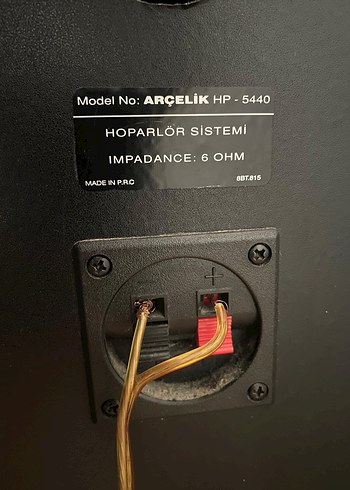 Siyah Müzik Sistemi Hoparlörleri - Görsel 5