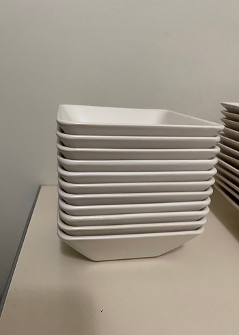 6 kişilik Pudra Modern Yemek Tabağı Seti - Görsel 4