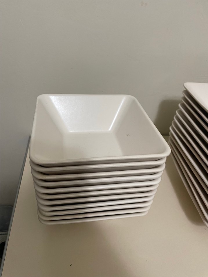 6 kişilik Pudra Modern Yemek Tabağı Seti - Görsel 3