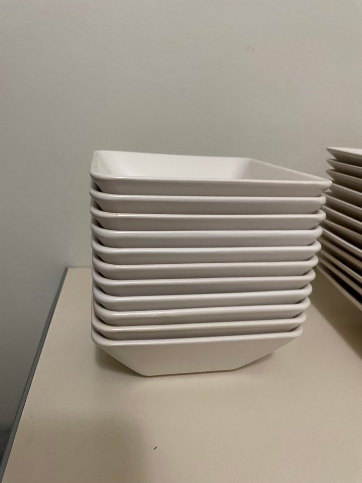 6 kişilik Pudra Modern Yemek Tabağı Seti - Görsel 4