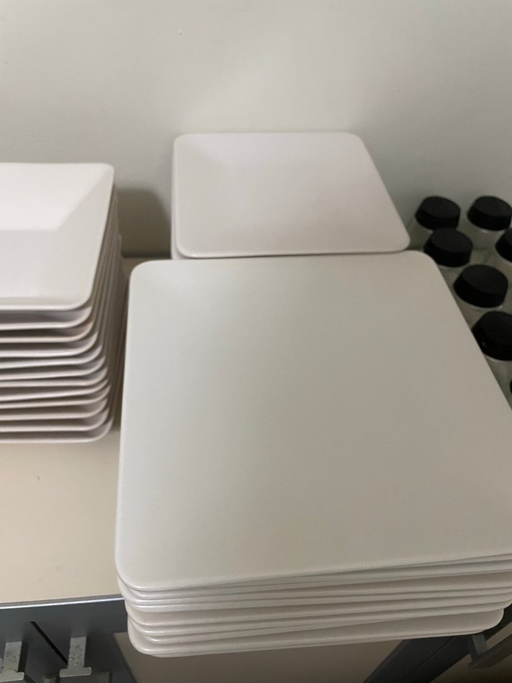 6 kişilik Pudra Modern Yemek Tabağı Seti - Görsel 5