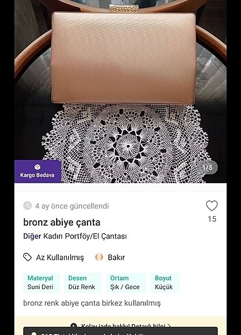 Abiye çanta 