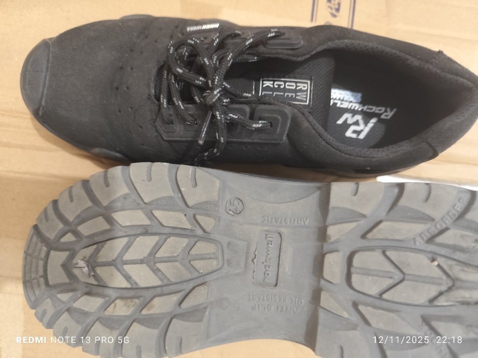 Siyah Bağcıklı Erkek Spor Ayakkabı - Görsel 4