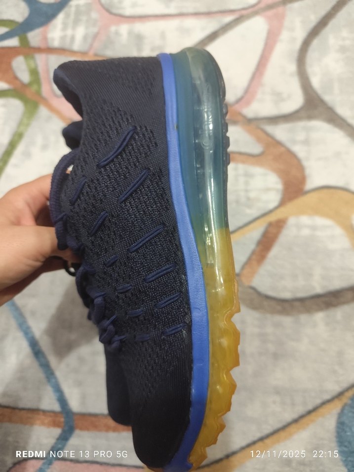 Erkek Lacivert Elastik Bağcıklı Sneakers - Görsel 2