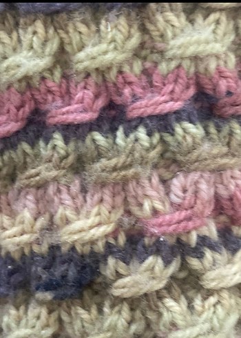 Pastel Renkli Örgü Bebek Kız askılı elbise 0/2 yaş - Görsel 4