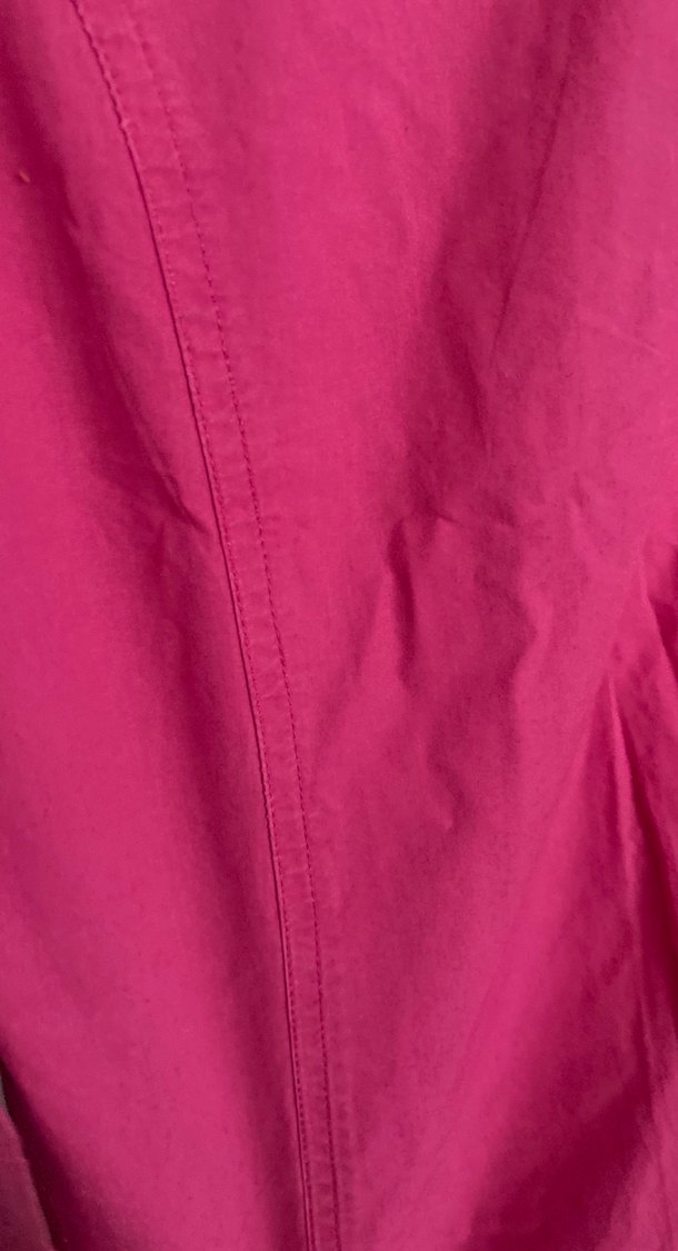 Pembe Düğmeli Uzun Kol bayan gömlek X/S - Görsel 5