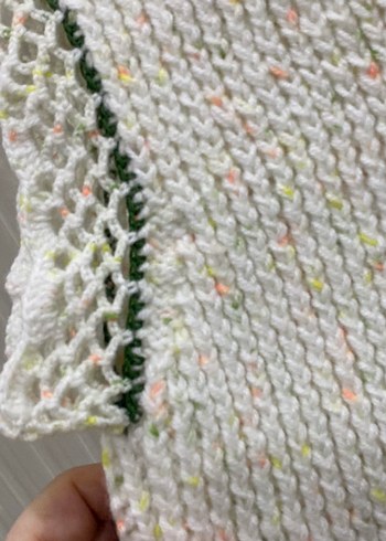 Beyaz Nakışlı Bohem yelek - Görsel 5