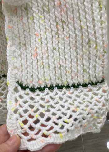 Beyaz Nakışlı Bohem yelek - Görsel 4