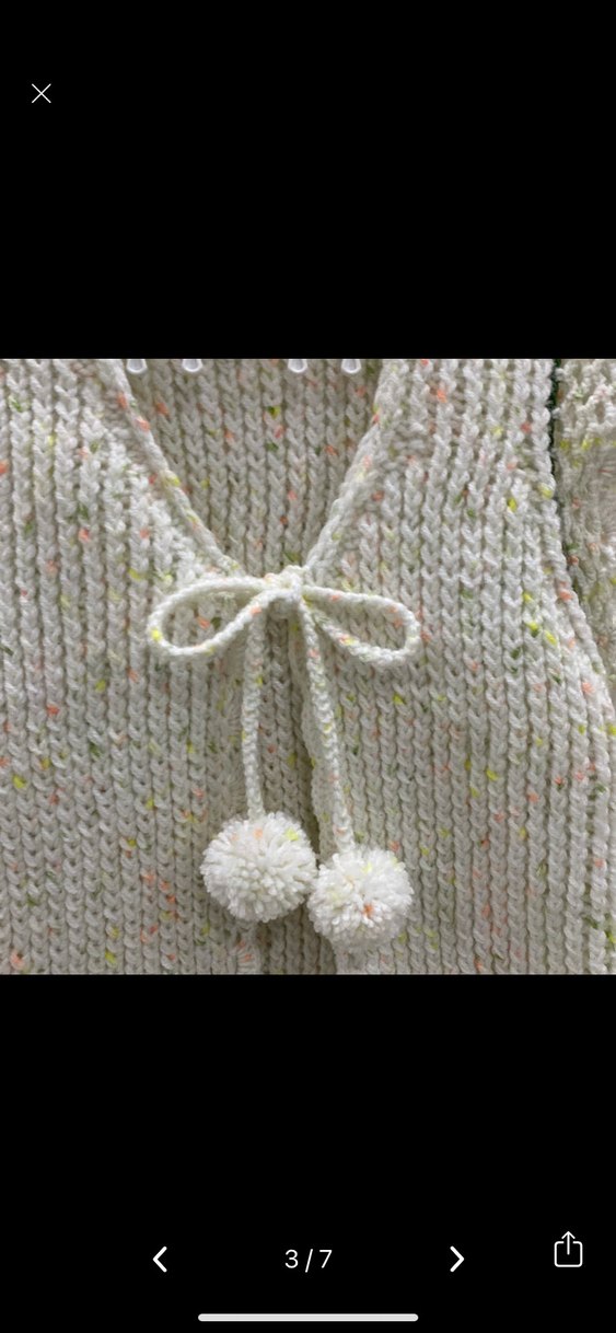 Beyaz Nakışlı Bohem yelek - Görsel 3