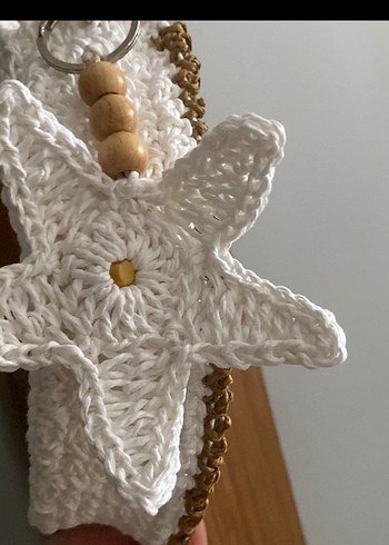 Boncuklu Bohem Yıldız Anahtarlık - Görsel 2